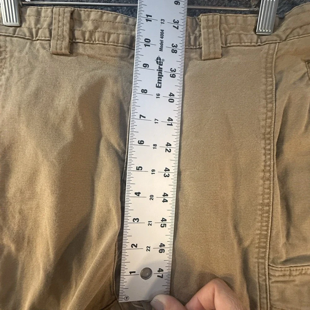 Tommy Bahama Cargo Shorts Mens 35 Khaki Tan Stretch Tencel Cotton Casual - Picture 7 of 14